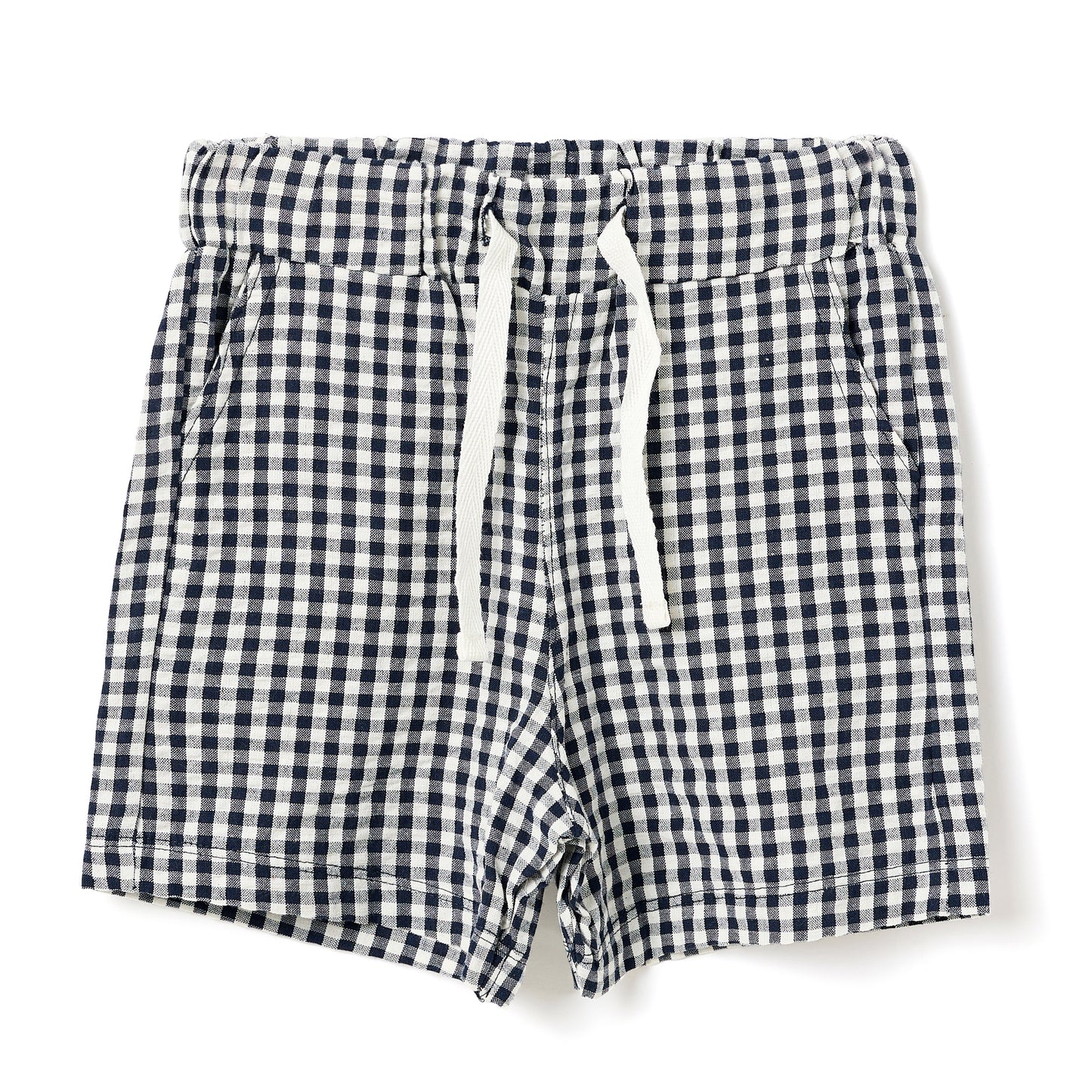 Boys 2 Pc Set “Sunset Gingham” Tee & Check Shorts Set