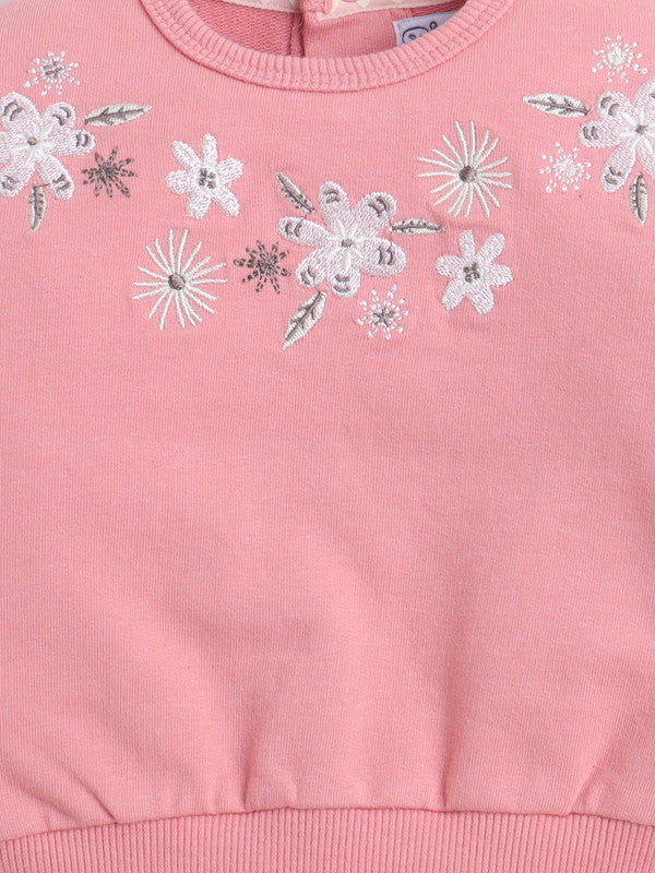 Dirkje Girls Floral Sweatshirt & Joggers Set