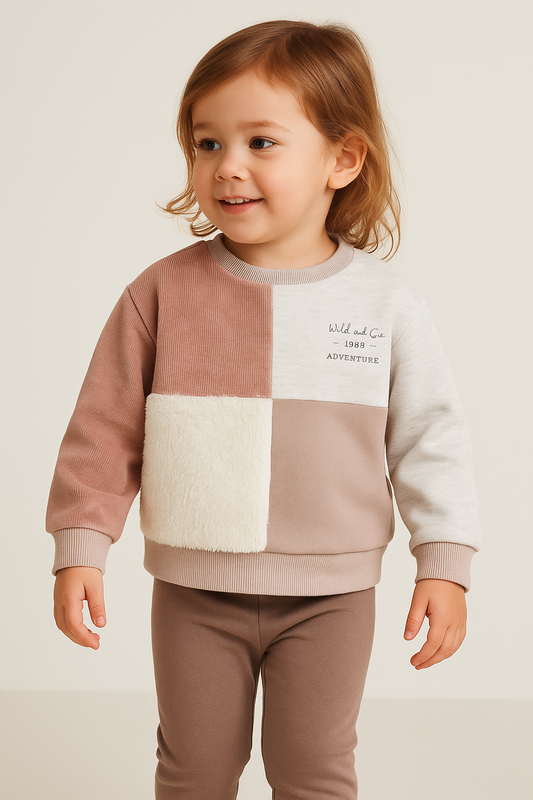 Dirkje Baby Boys Adventure Panel Fleece Set