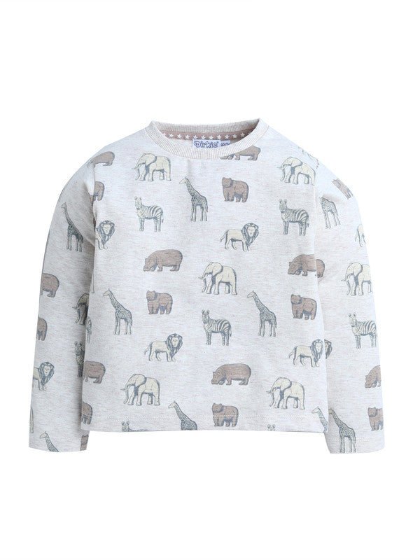 Dirkje 3-Piece Boys Animal Print Jacket Set - 12M to 4Y
