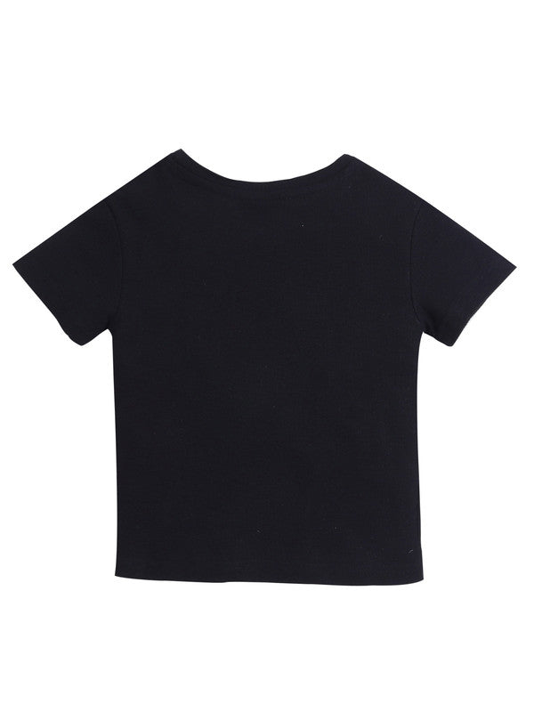 Junior Boys Black 'GAMER' Printed T-Shirt (2-9Y)