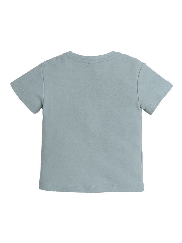 Junior Boys T-Shirt – “LEGENDARY” Slogan – Soft Blue (2Y-9Y)