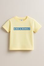 Pack Of 2 Slogan Print Cotton T-Shirt - Peach & White
