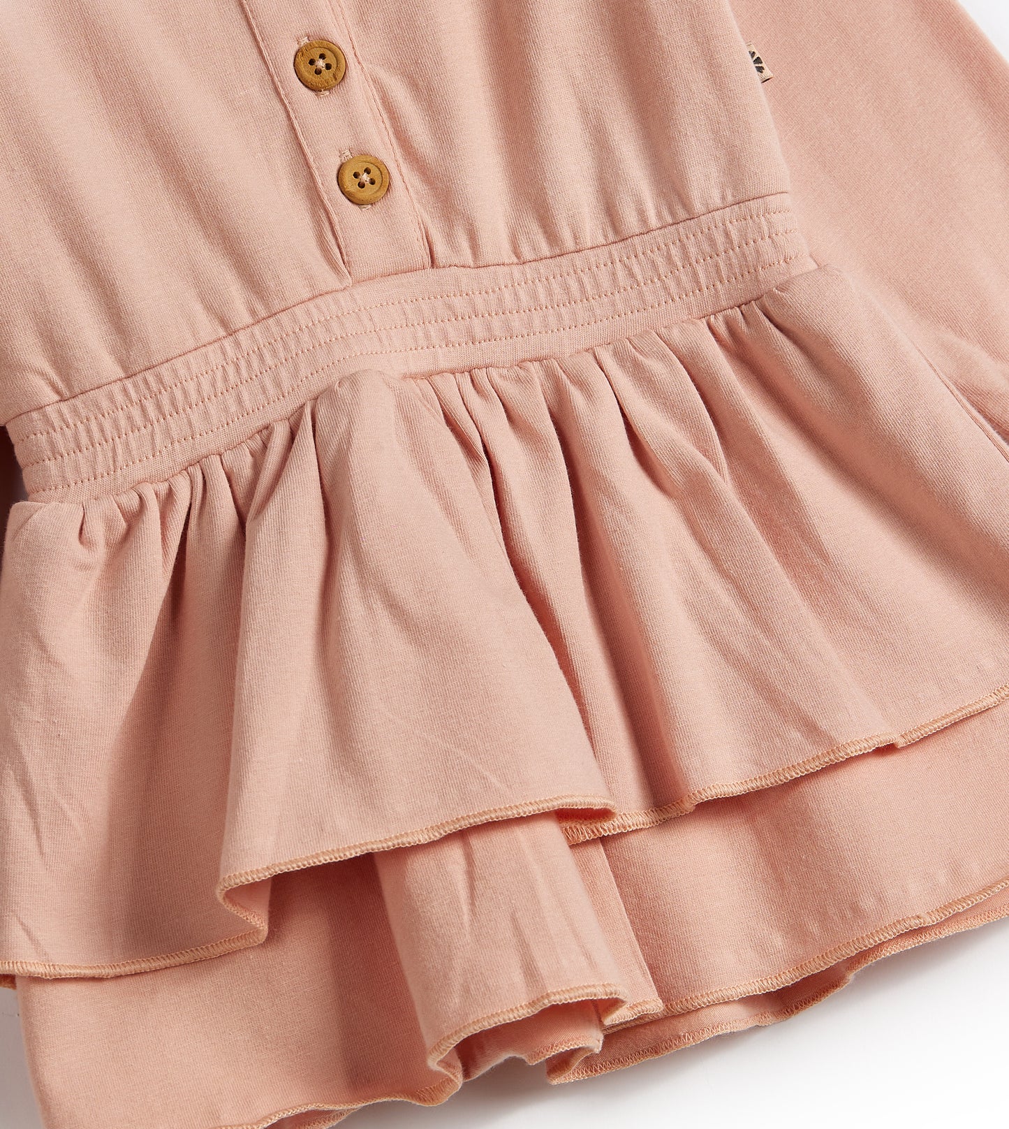 Dirkje Pink layered Frill Dress