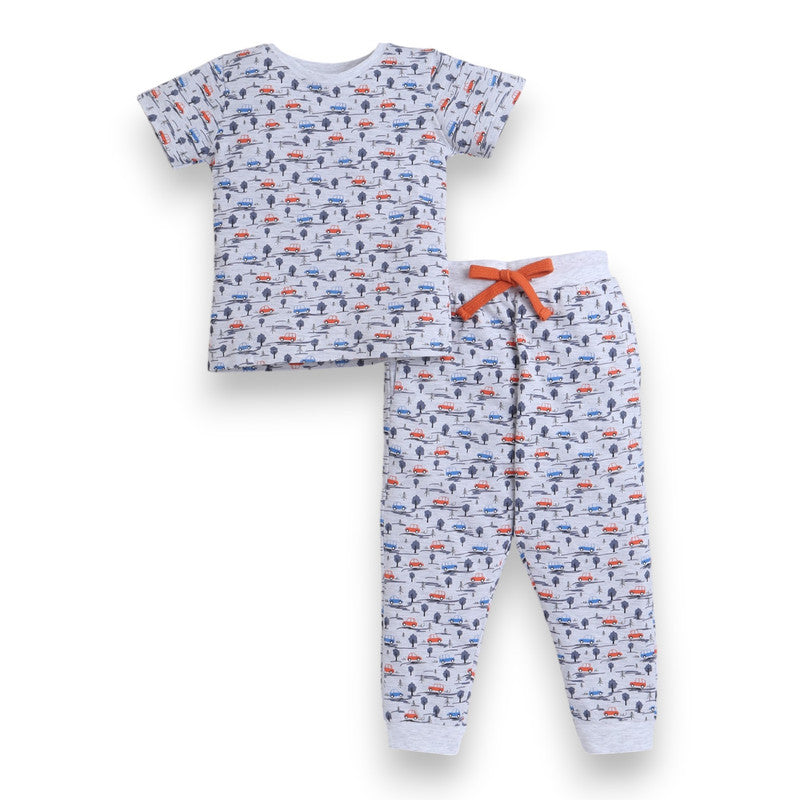 Victor and Jane - All-Over Printed T-shirt and Pyjama Set