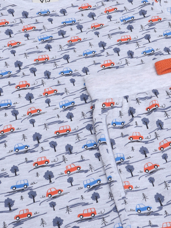 Victor and Jane - All-Over Printed T-shirt and Pyjama Set