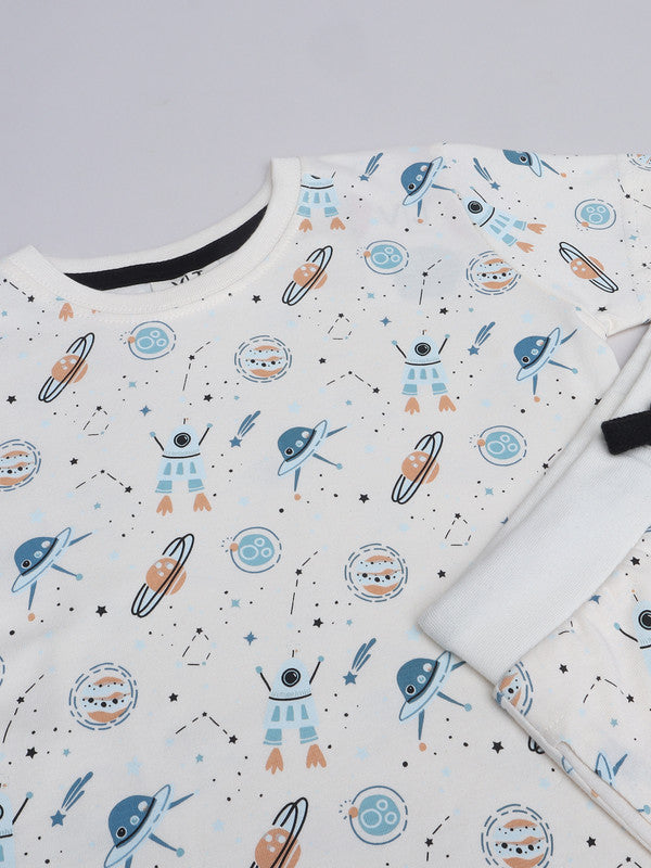 Victor and Jane - All-Over Printed T-shirt and Shorts Pyjama Set