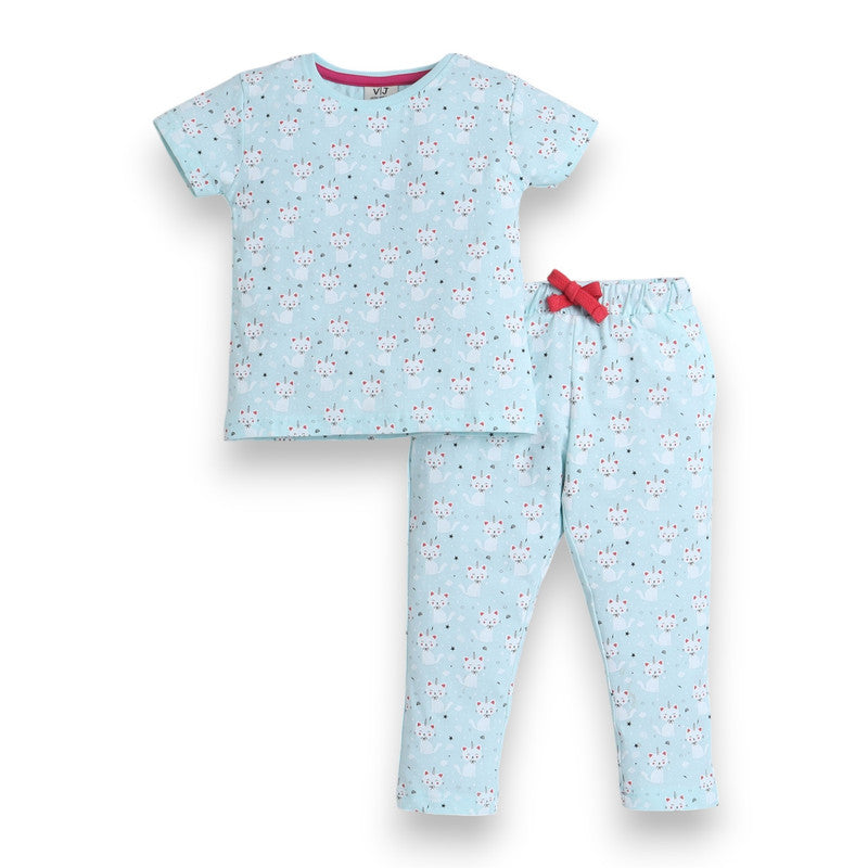 Victor and Jane - All-Over Printed T-shirt and Pyjama Set