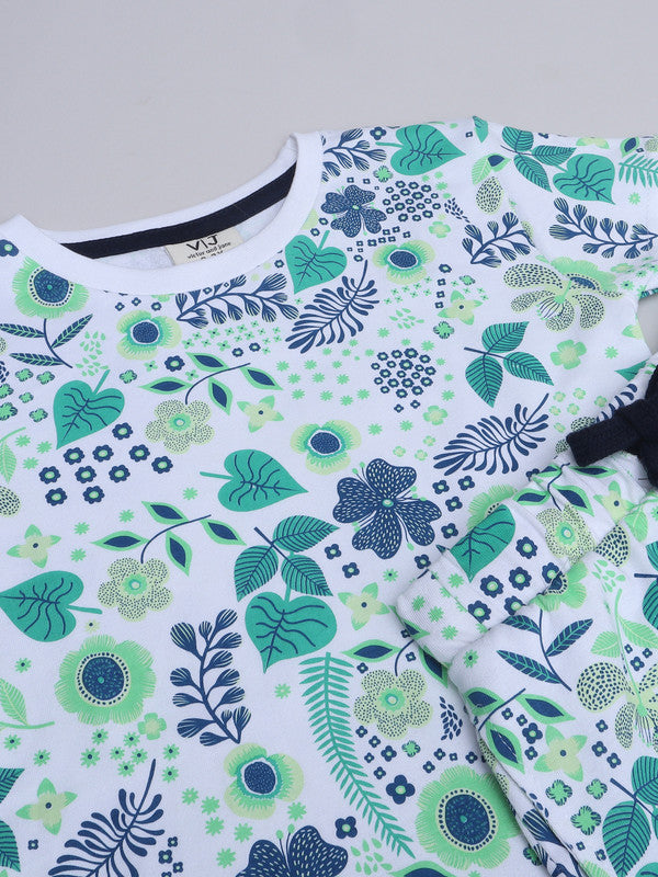 Victor and Jane - All-Over Printed T-shirt and Shorts Pyjama Set