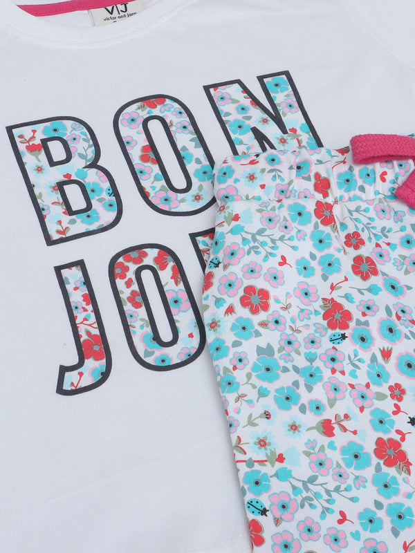 Victor and Jane - Printed T-shirt and Pyjama Set