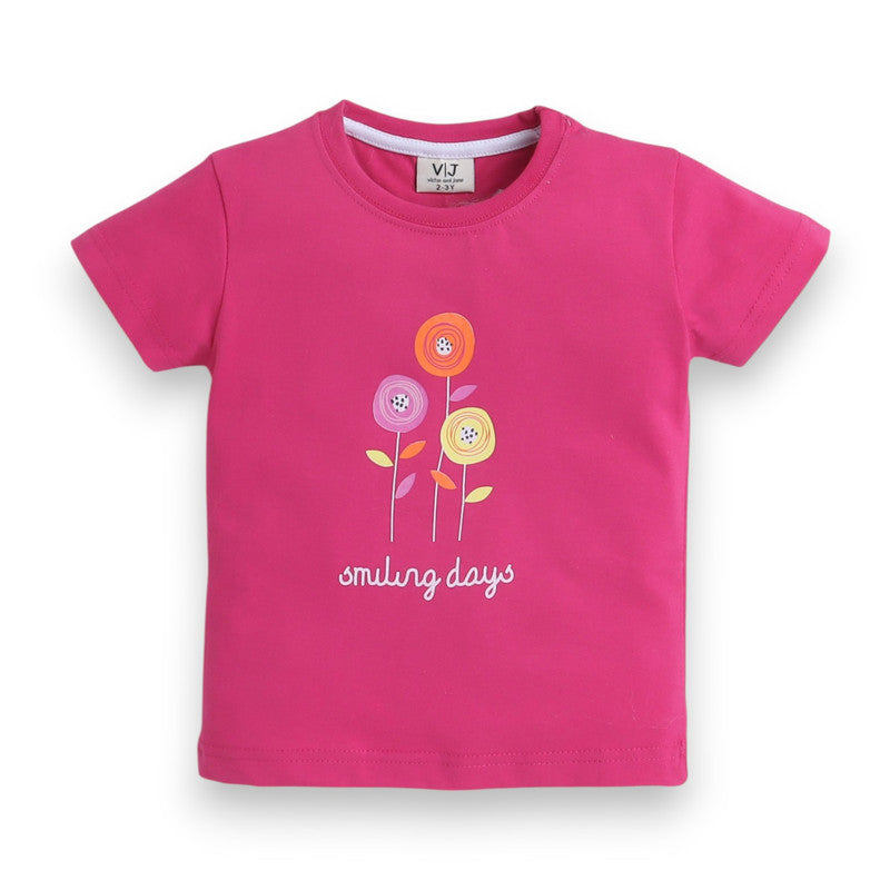 Victor and Jane - Printed T-shirt and Shorts Pyjama Set