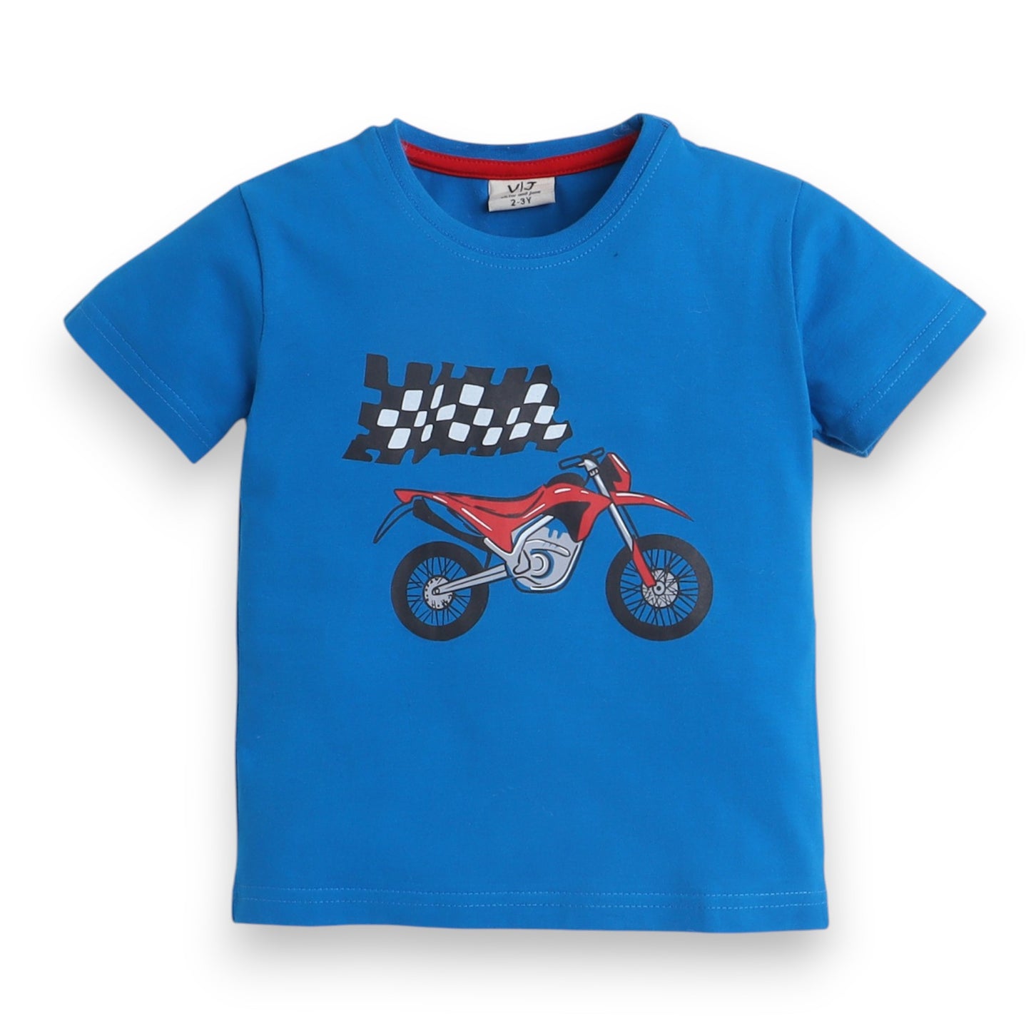 Victor and Jane - Printed T-shirt and Stripes Pyjama Set