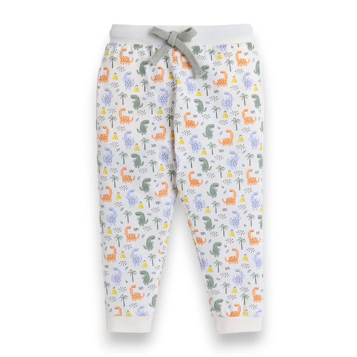 Victor and Jane - Printed T-shirt and Stripes Pyjama Set