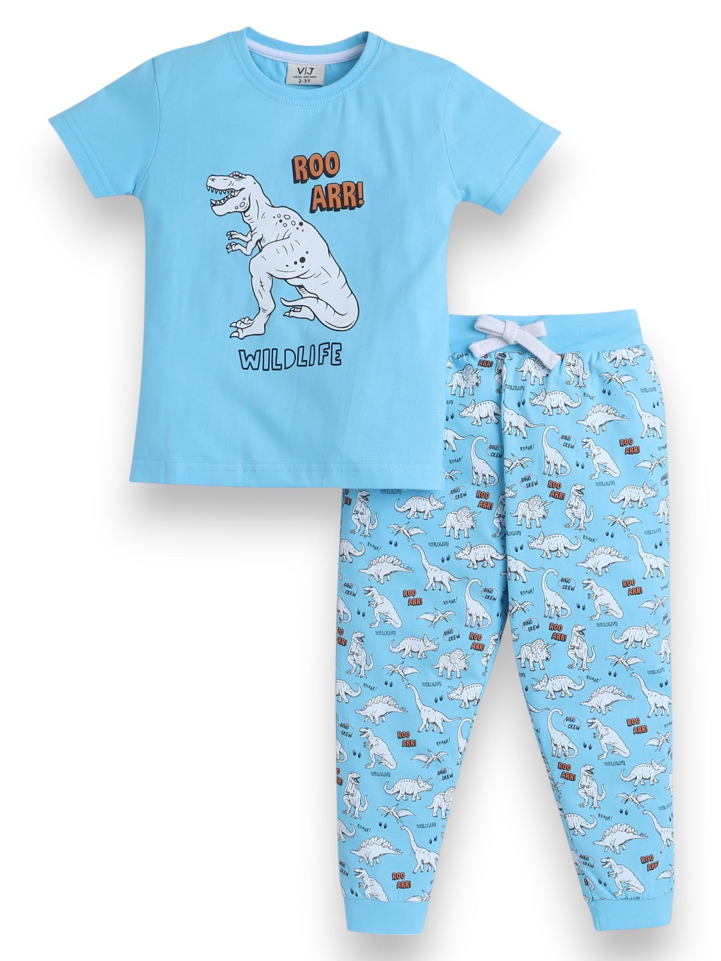 Victor and Jane - Printed T-shirt and Pyjama Set