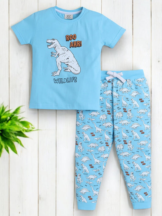 Victor and Jane - Printed T-shirt and Pyjama Set