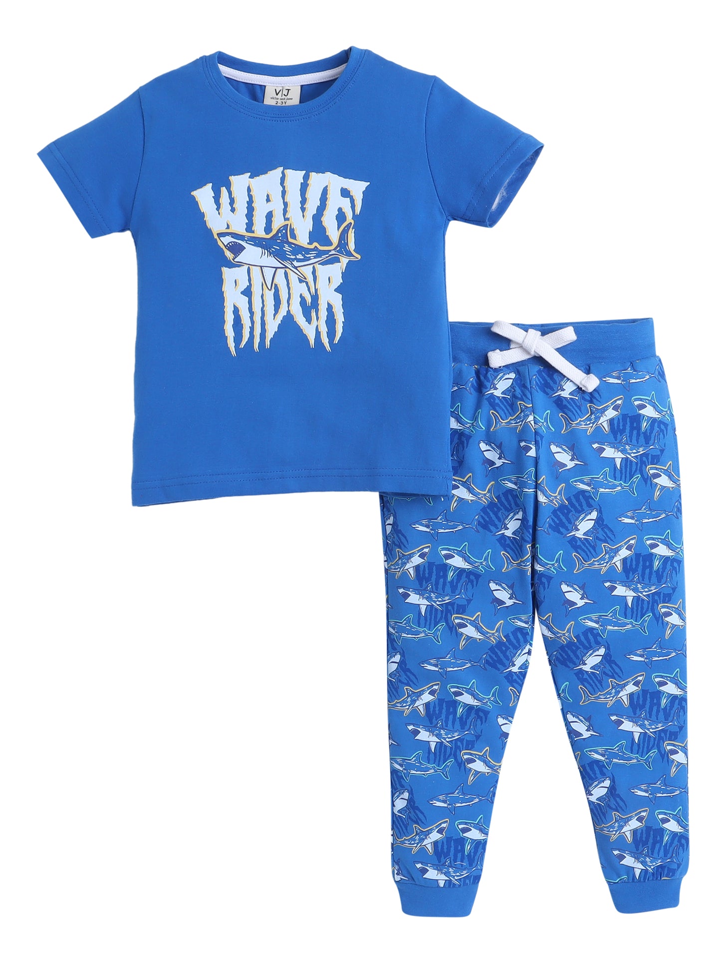 Victor and Jane - Printed T-shirt and Pyjama Set