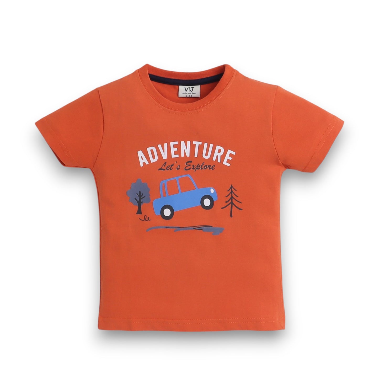 Victor and Jane - Printed T-shirt and Shorts Set