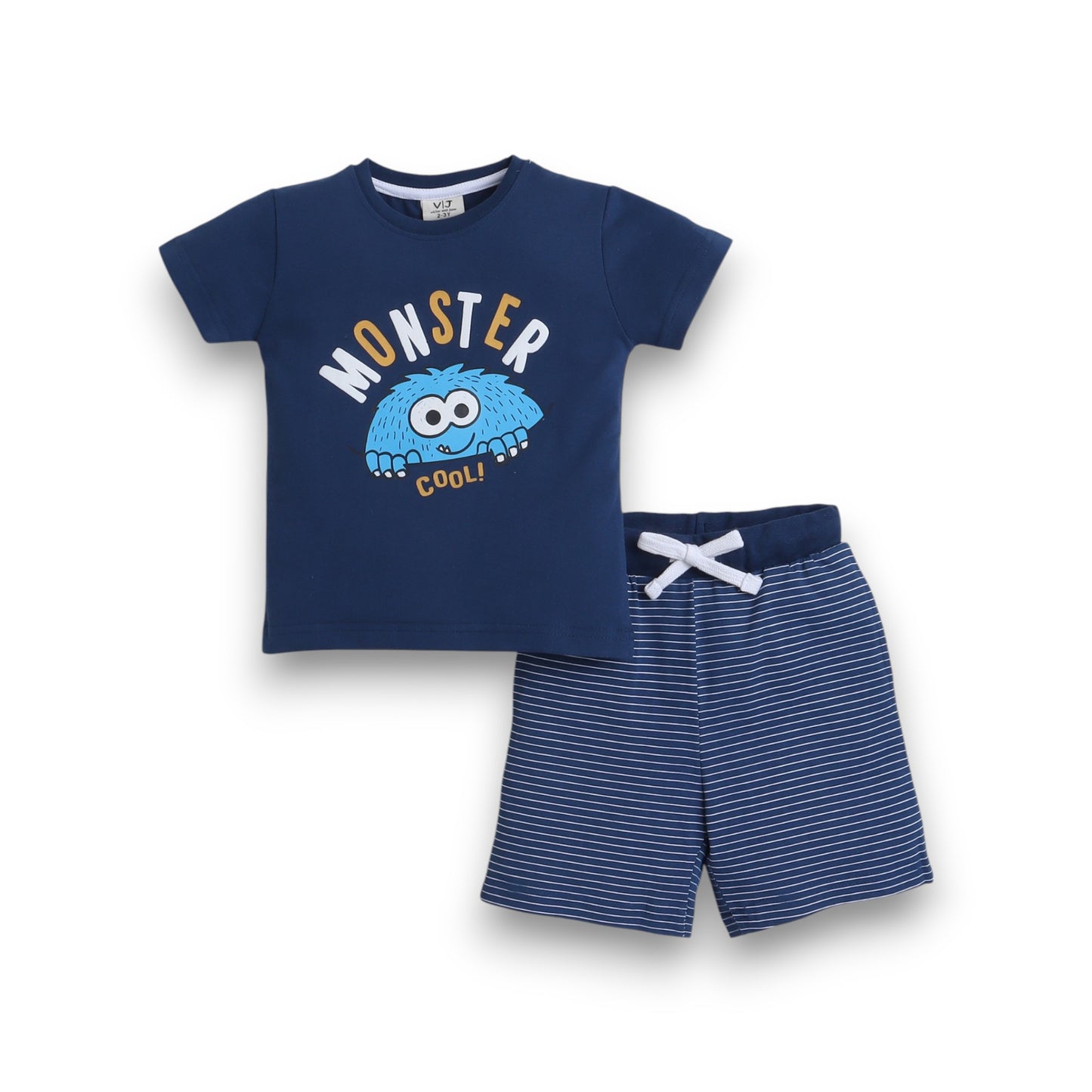 Victor and Jane - Printed T-shirt and Shorts Set
