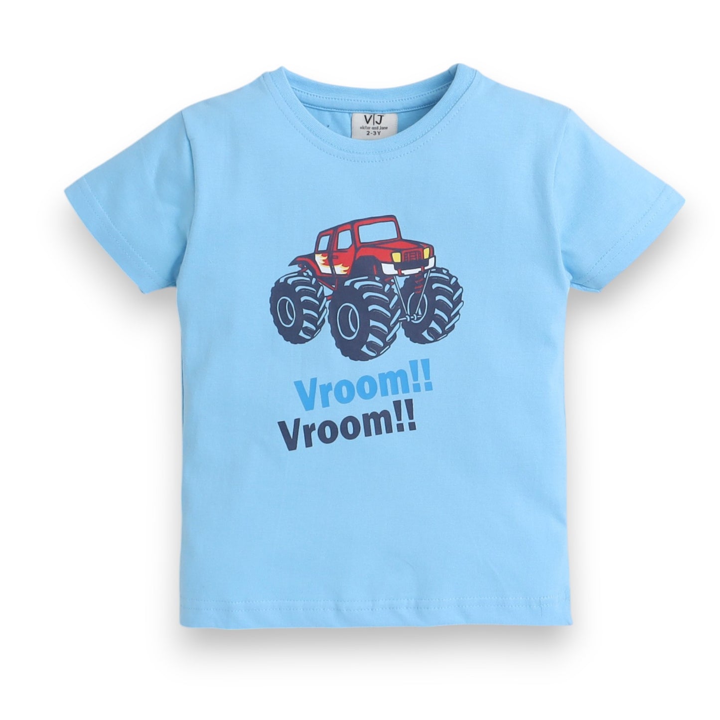 Victor and Jane - Printed T-shirt and Shorts Set