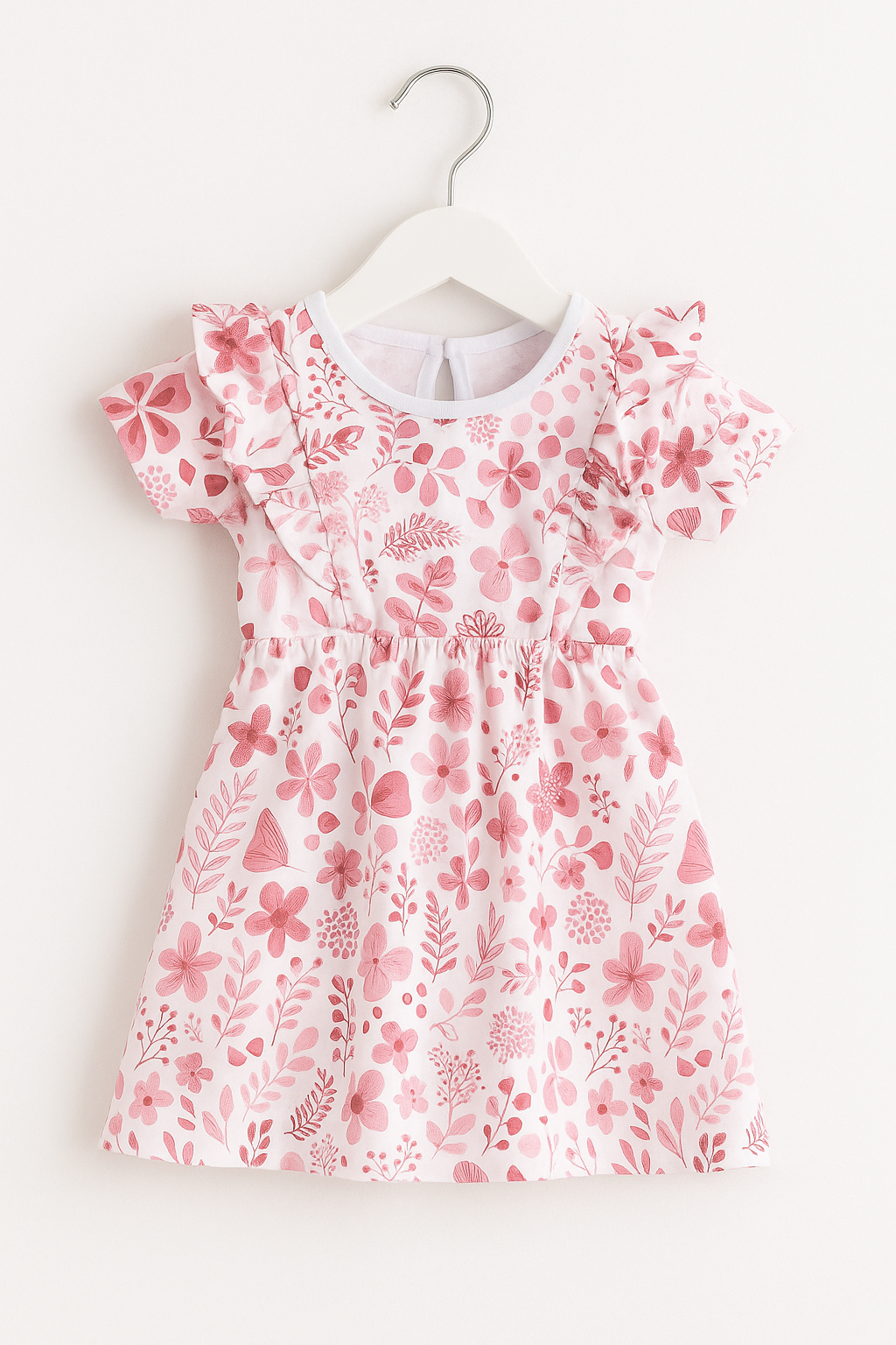 Victor and Jane - All-Over Printed Ruffle Dress (Pack of 2)