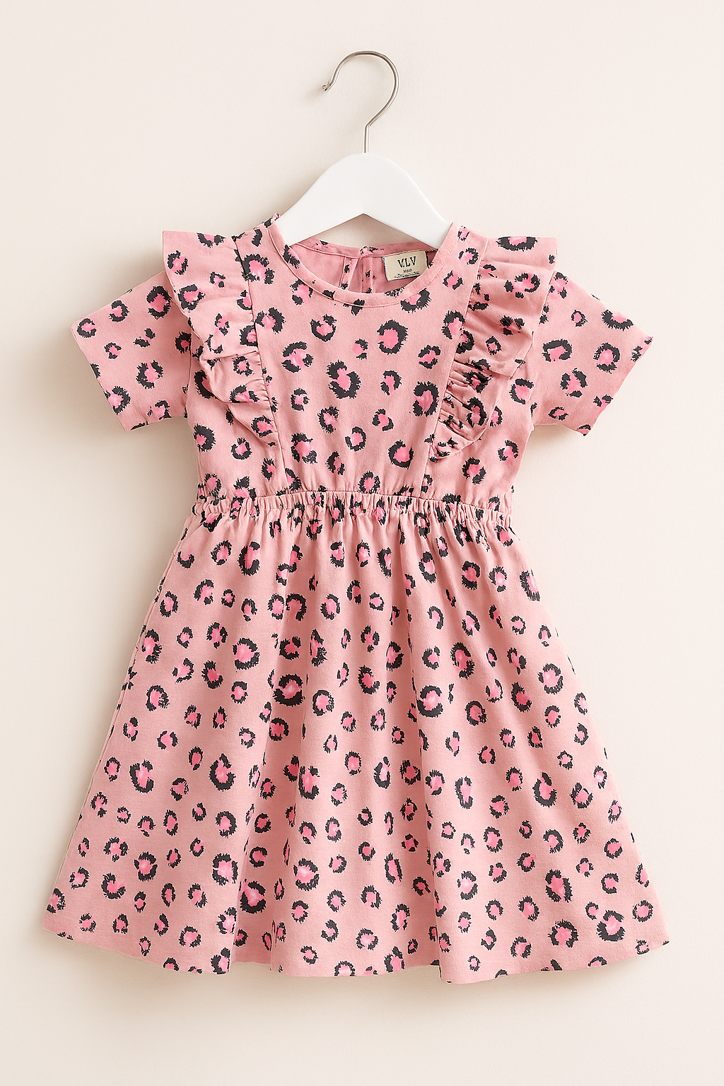 Victor and Jane - All-Over Printed Ruffle Dress (Pack of 2)
