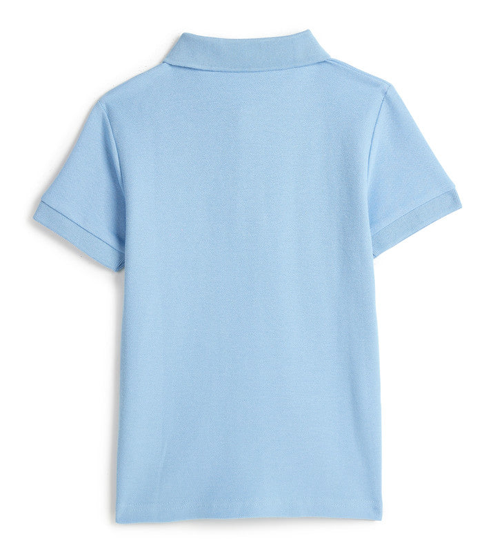 Victor & Jane Junior Boys' Polo T-Shirt – Powder Blue