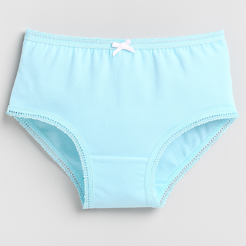 3-Pack Briefs for Girls – Soft Cotton Pastel Underwear Set
