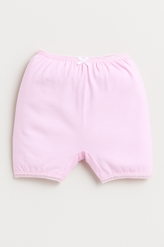 3-Pack Bloomers for Baby Girls – Soft Pastel Cotton Comfort