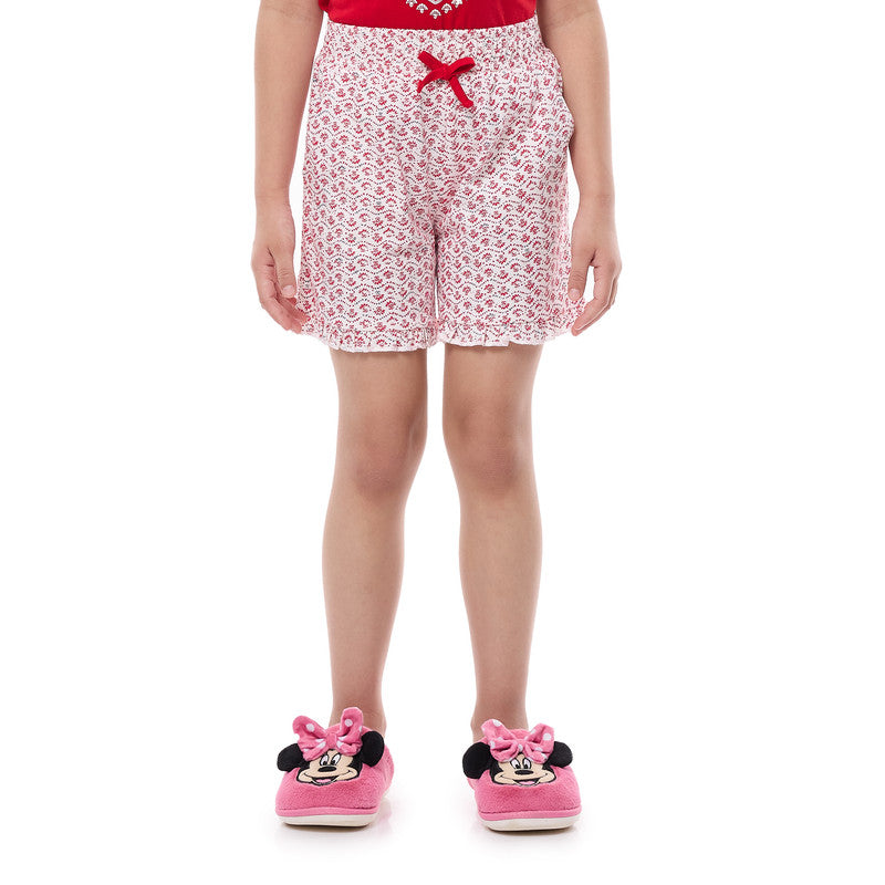 Victor and Jane Girls' PJ Set – Soft Shorts and Top Sleepwear Set 2-3YRS