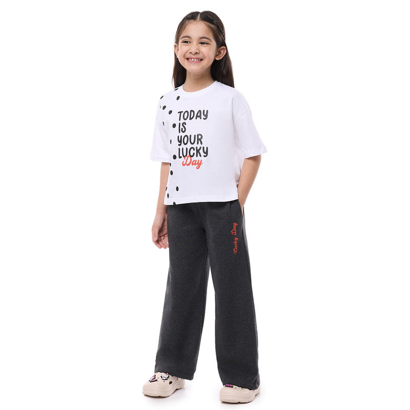 Girls' 2pcs Spring/Summer Outfit Set