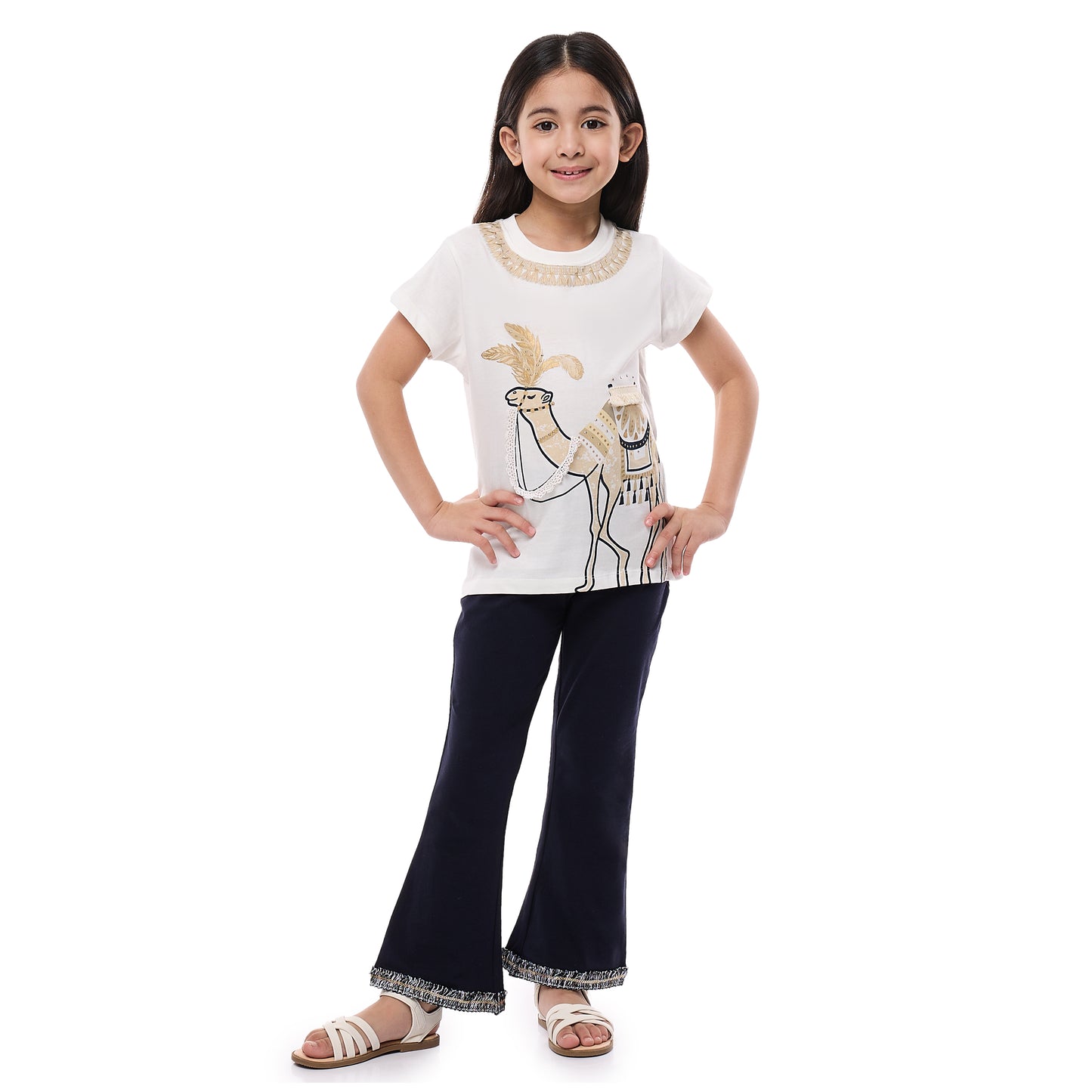 Victor and Jane T-Shirt & Flared Leggings Set – Comfortable and Stylish Outfit for Girls 2-3YRS