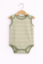Baby Boys Sleeveless Interactive Printed Bodysuits “ Pack Of 3
