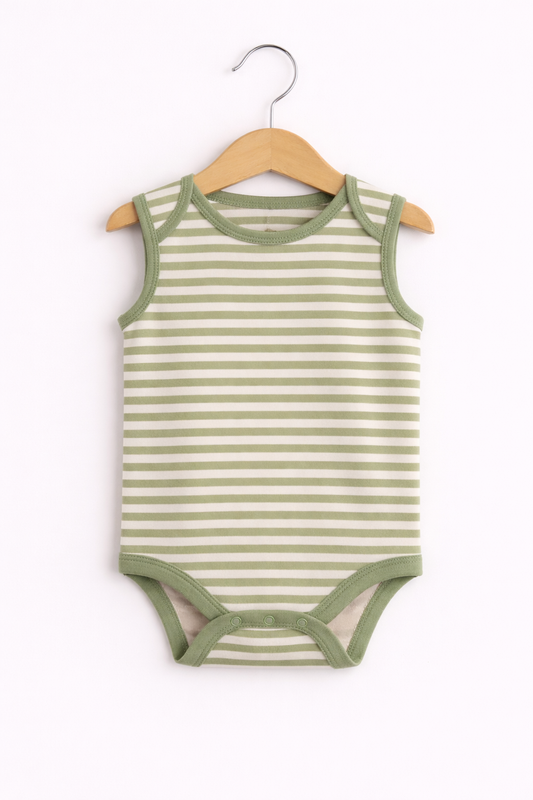 Baby Boys Sleeveless Interactive Printed Bodysuits “ Pack Of 3
