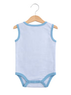 Baby Boys Sleeveless Interactive Dino Print Bodysuits “ Pack Of 3