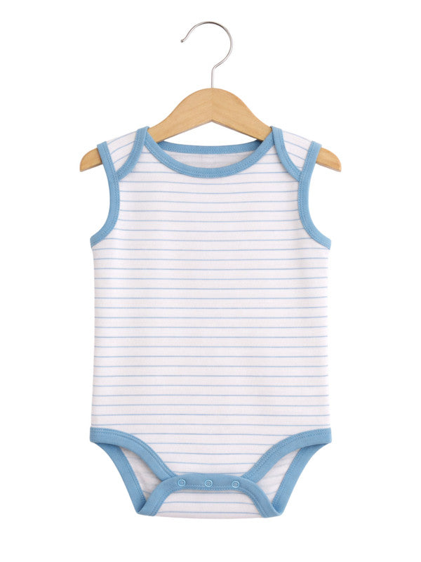 Baby Boys Sleeveless Interactive Dino Print Bodysuits “ Pack Of 3