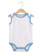 Baby Boys Sleeveless Interactive Dino Print Bodysuits “ Pack Of 3