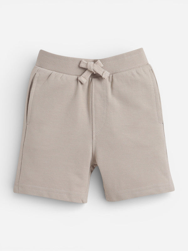 Boys' 2pcs Cute Animal Print Round Neck T-Shirt and Shorts Set