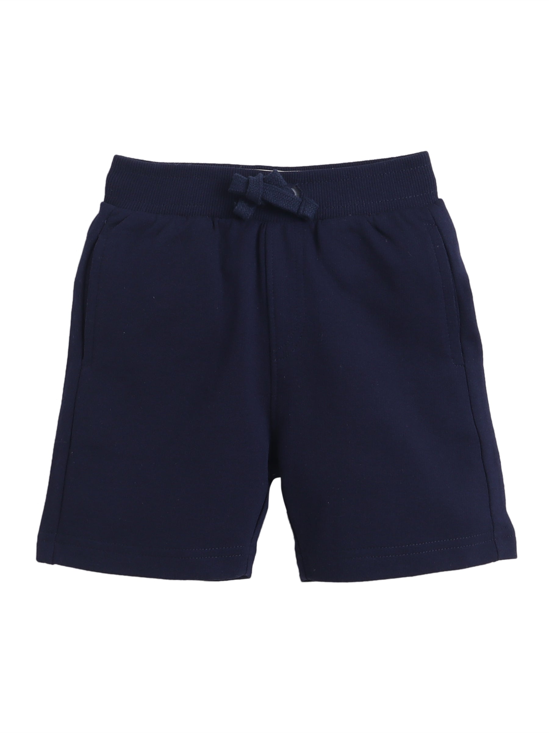 Boys' 2Pcs Cute Crab Print Round Neck T-Shirt And Shorts Set
