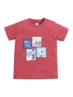 Infant Boys’ 2-Piece Set “ Interactive Flip-Graphic Tee & Shorts