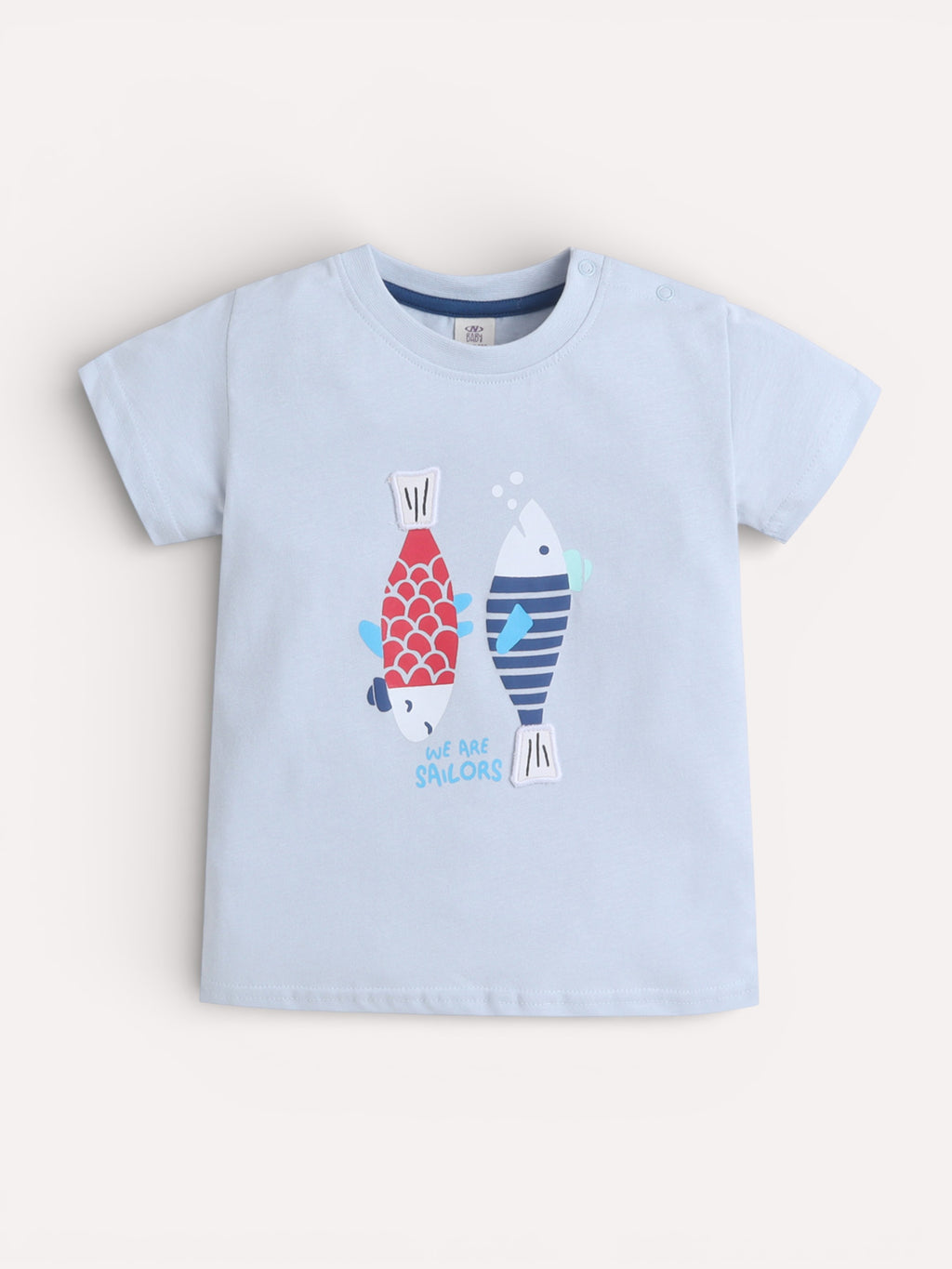 Infant Boys’ 2-Piece Set “ Fish Print T-Shirt & Drawstring Shorts