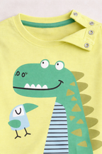 Infant Boys’ 2-Piece Set “ Crocodile Graphic T-Shirt & Drawstring Shorts