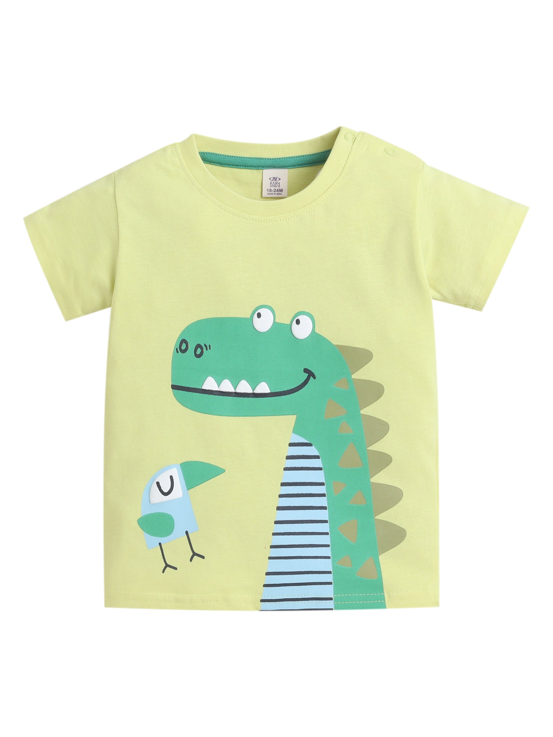 Infant Boys’ 2-Piece Set “ Crocodile Graphic T-Shirt & Drawstring Shorts
