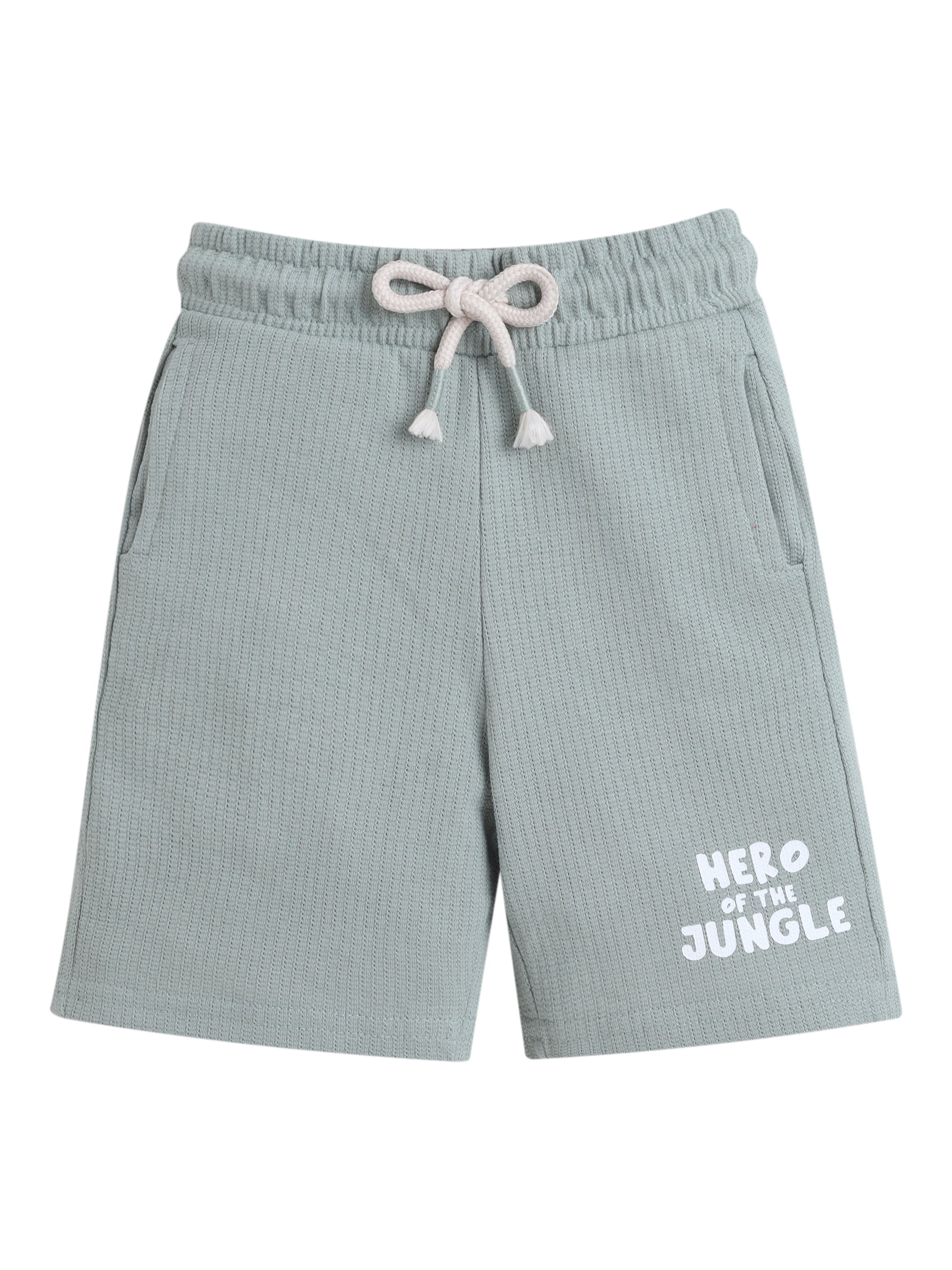 Infant Boys’ 2-Piece Set “ Œhero Of The Jungle” Graphic T-Shirt & Shorts
