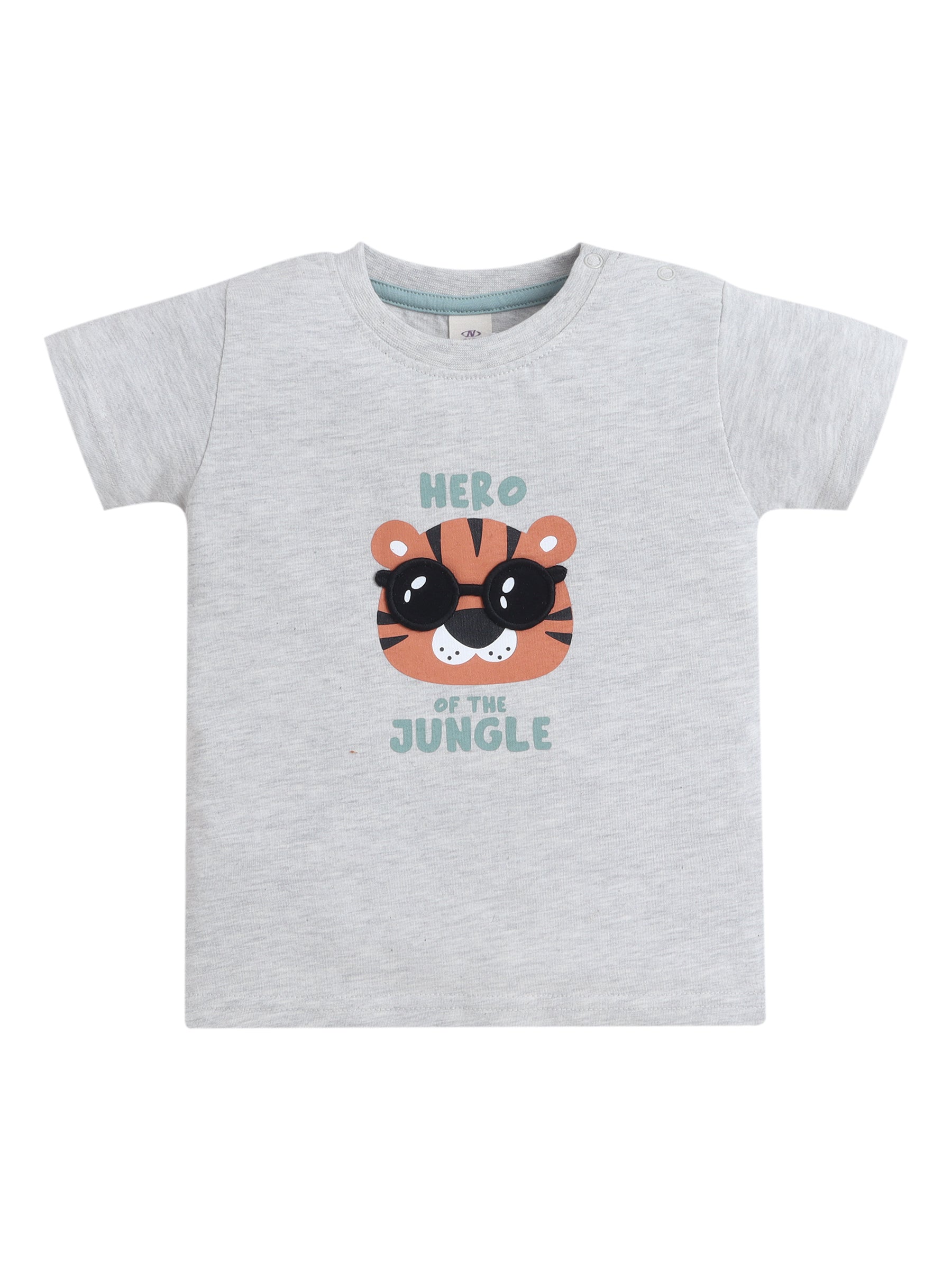 Infant Boys’ 2-Piece Set “ Œhero Of The Jungle” Graphic T-Shirt & Shorts