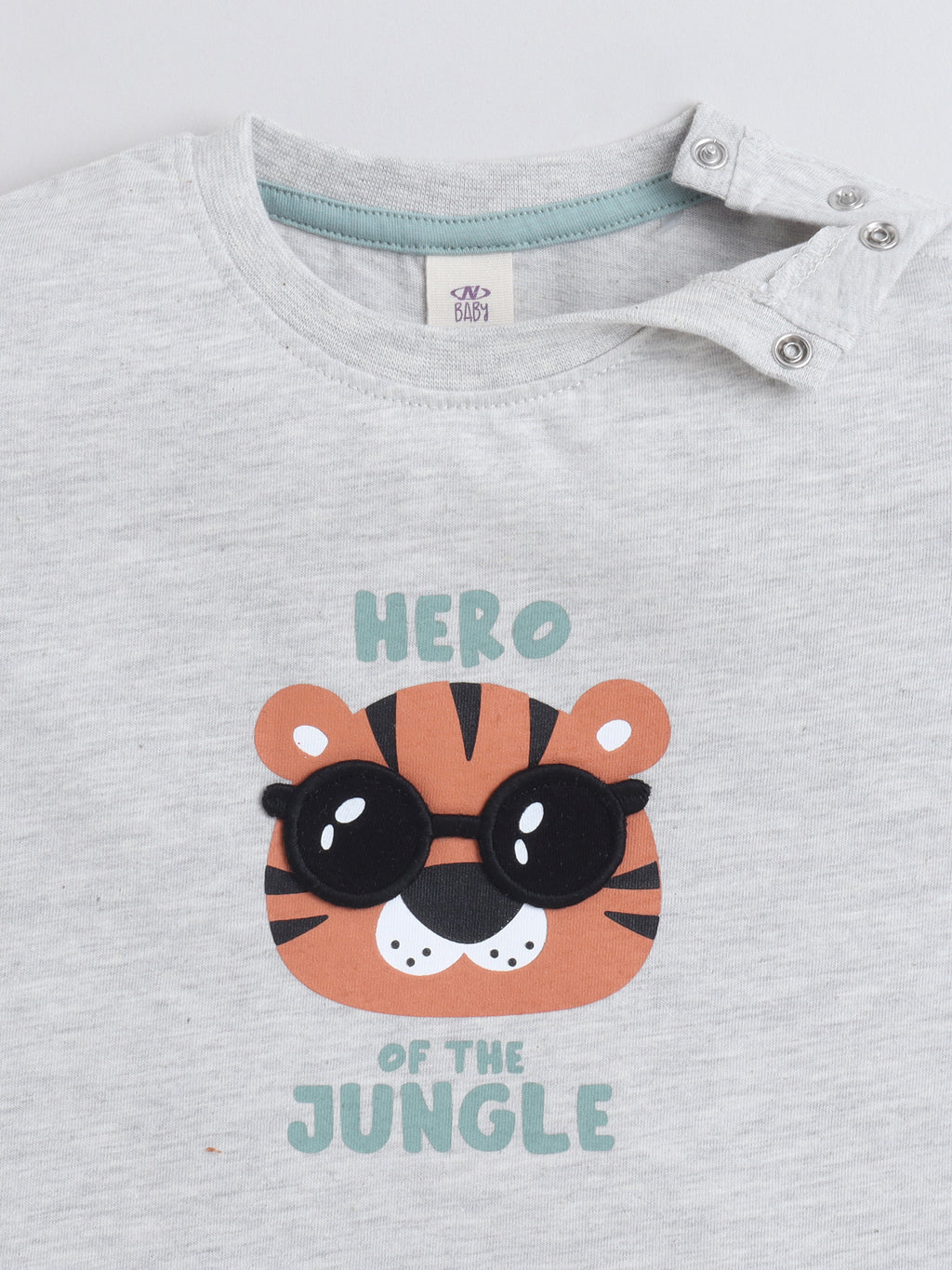 Infant Boys’ 2-Piece Set “ Œhero Of The Jungle” Graphic T-Shirt & Shorts