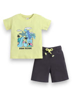 Infant Boys’ 2-Piece Set “ Œdino Friends” Graphic T-Shirt & Shorts