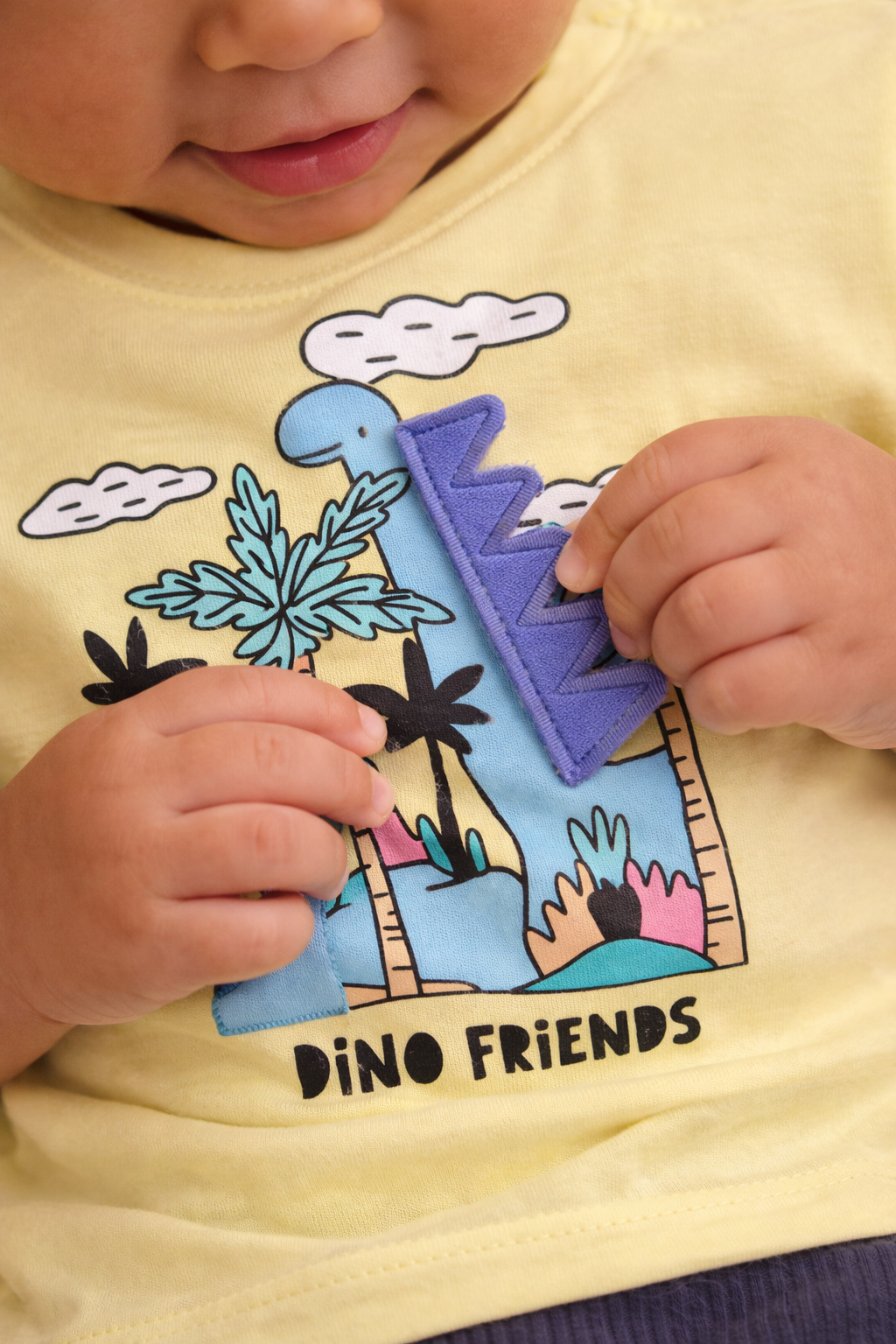 Infant Boys’ 2-Piece Set “ Œdino Friends” Graphic T-Shirt & Shorts