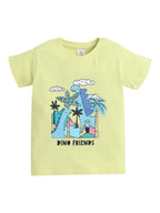 Infant Boys’ 2-Piece Set “ Œdino Friends” Graphic T-Shirt & Shorts