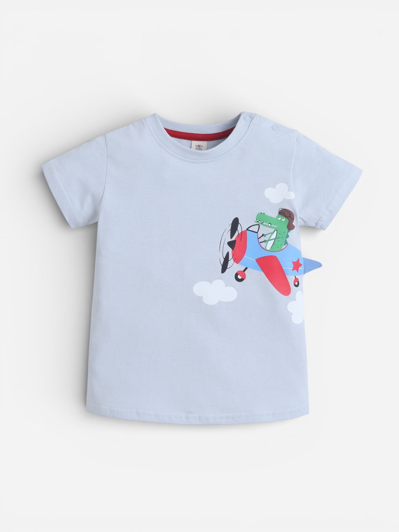 Infant Boys’ 2-Piece Set “ Aeroplane Graphic T-Shirt & Drawstring Shorts
