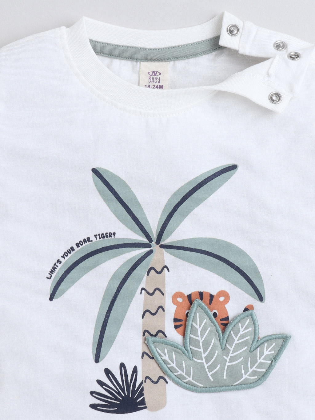 Infant Boys’ 2-Piece Set “ Tropical Crocodile T-Shirt & Œhero Jungle” Joggers